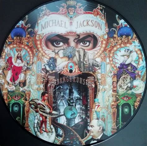 Michael Jackson Dangerous Lp Picture Disc Vinyl Menart