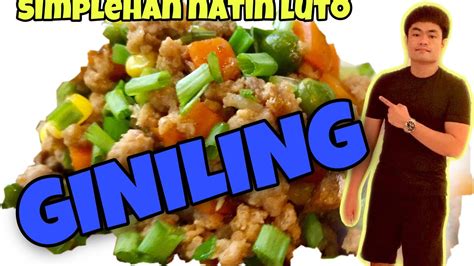 Easy Recipe Yummy Pork Giniling In Oyster Sauce Youtube