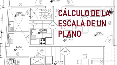 Como Calcular La Escala De Un Plano Youtube