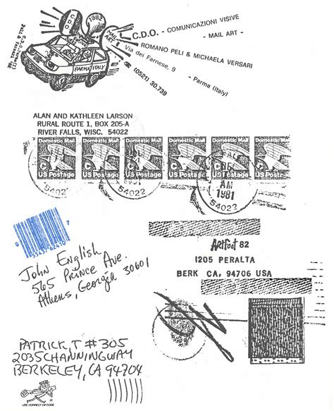 Post Industrialism – Mail Art Chro no logy