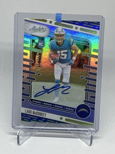 Ladd Mcconkey Panini Absolute Silver Foil Rookie Auto Rc