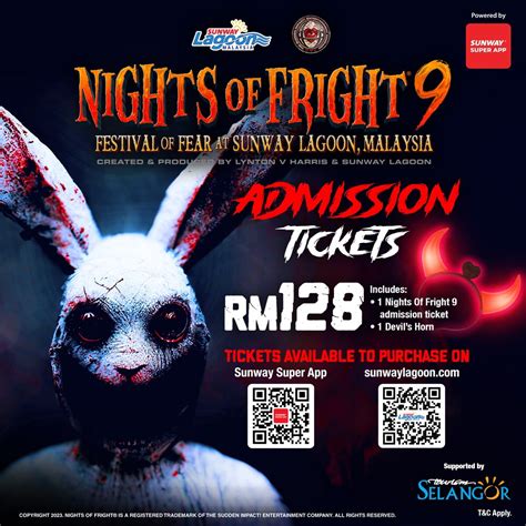 NOF9 Sunway Lagoon Nights Of Fright 9 Tickets Vouchers Local