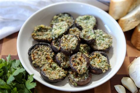 Garlic Stuffed Portobello Mushrooms Man Meets Oven