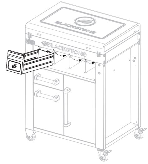 Blackstone Serve And Store Prep Cart Owner S Manual And Warranty Details