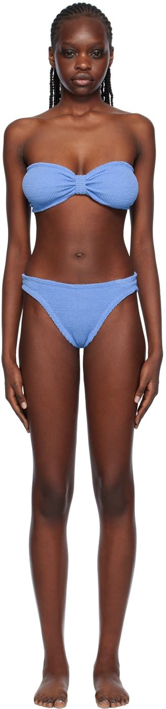 Hunza G Blue Jean Bikini Cornflower Editorialist