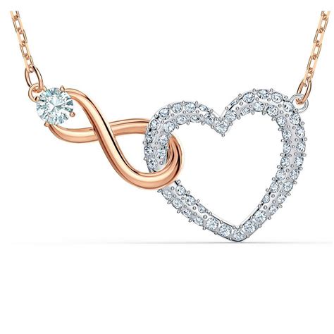 Swarovski Infinity Heart Necklace White 5518865