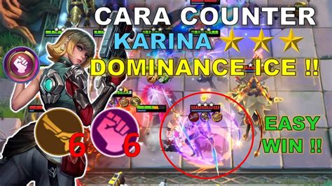 Cara Counter Karina Dominance Ice Gampang Banget Pake Aja Combo