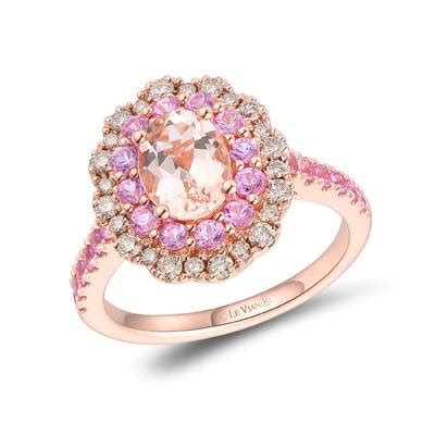14K Strawberry Gold Ring Nude Diamonds TTEW 4 Le Vian