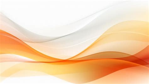 Premium Photo | White and orange wavy abstract background