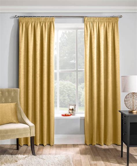 Shop Matrix, Ochre Ready Made Curtains - Curtains Curtains Curtains UK