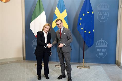 Il Presidente Meloni In Visita In Svezia Governo It