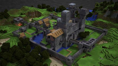 Pretty cool castle in Minecraft Minecraft Castle, Minecraft Medieval ...