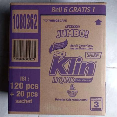 Jual So Klin Liquid Soklin Renceng Soklin Jumbo Violet Blossom