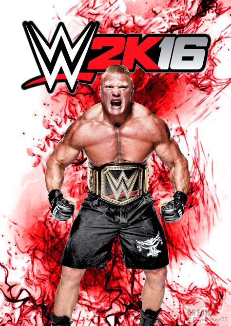 WWE 2K16 Fan made cover poster by ultimate-savage on DeviantArt