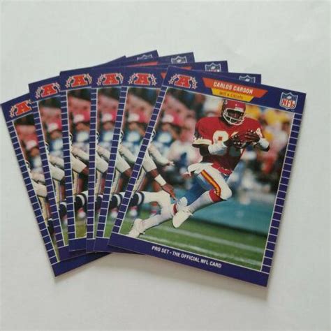 Carlos Carson 168 Prices 1989 Pro Set Football Cards