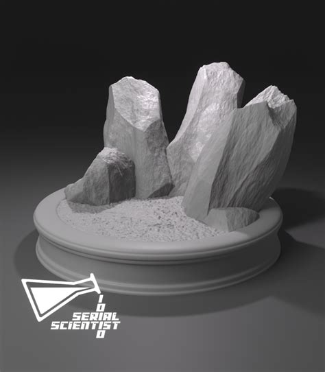 Stl File Rock Display Base 🪨・3d Printer Design To Download・cults