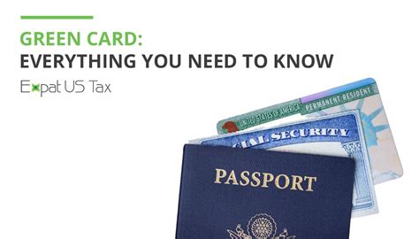 The U S Green Card Holder Explained Expat US Tax