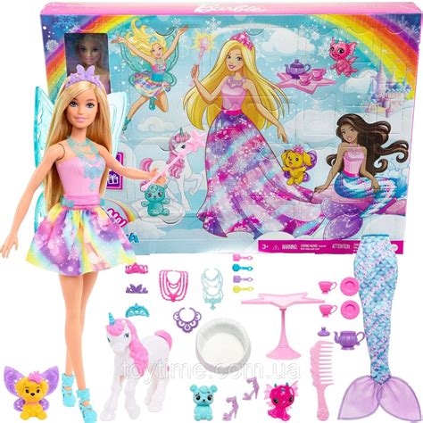 Адвент-календарь 2022/2023 Барби Дримтопия, 24 Cюрприза / Barbie ...