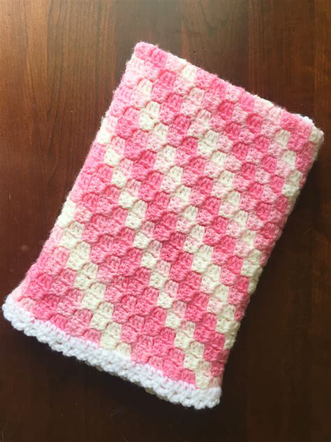 Easy Corner To Corner Crochet Baby Blanket Em S Fiber Arts