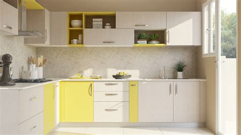 L-Shaped Modular Kitchen Designs India | HomeLane