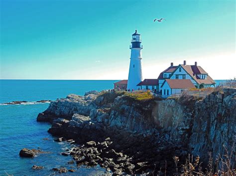 Portland Head Lighthouse Maine Free Photo On Pixabay Pixabay