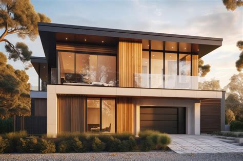 Premium AI Image | modern house design featuring a bold and ...