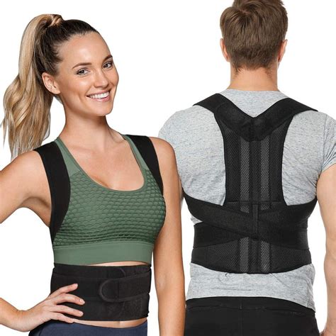 Aurora Trade Adjustable Full Back Brace Pain Relief For Upper Lower