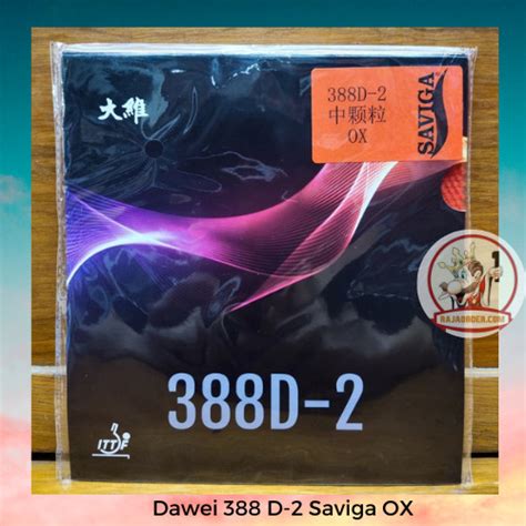 Jual Dawei D Saviga Ox Karet Bintik Bertahan Panjang Long Pips