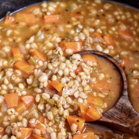 Easy Vegetable Barley Soup Recipe - She Loves Biscotti