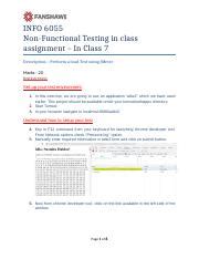 Info In Class Exercise Docx Info Non Functional