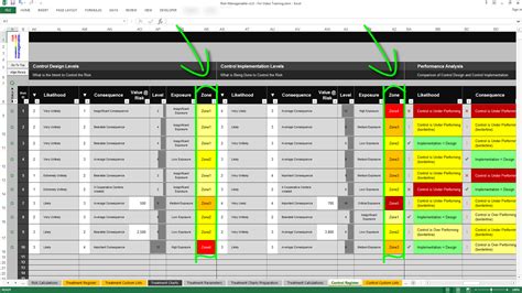 Risk Template in Excel Training • Risk Matrix Change Colors