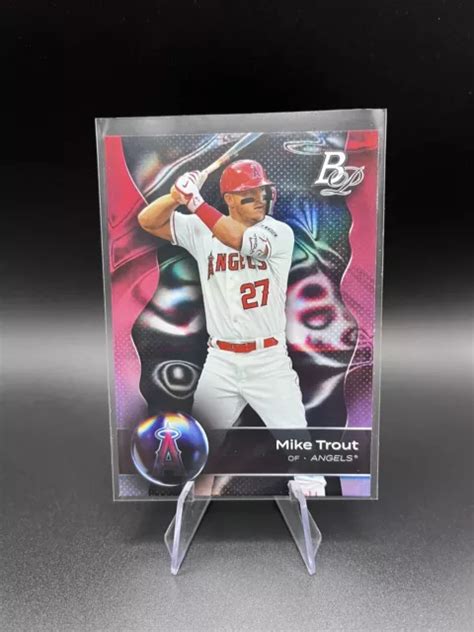 MIKE TROUT 2023 Bowman Platinum Los Angeles Angels 100 EUR 1 66