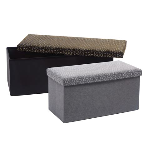 Home Goods Ottoman Furniturelinen Pvc Folding Storage Ottoman Buy