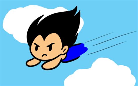 Vegeta flying by Budgies on deviantART