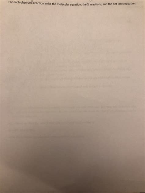 Solved Simple Redox Reactions The purpose of this lab is to | Chegg.com 
