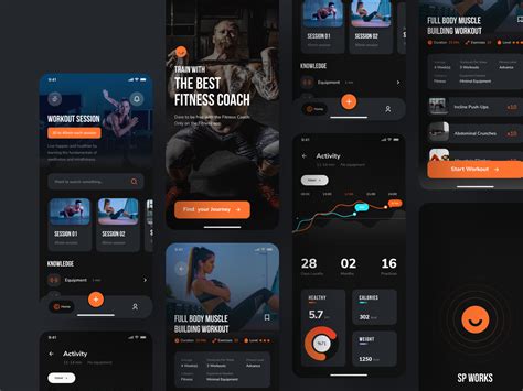 Workout Fitness Concept App by Uğur Yabar on Dribbble