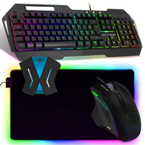 Spirit Of Gamer MK30 Pack Clavier Souris Tapis Convertisseur Switch