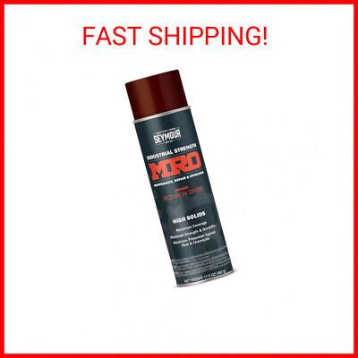 Seymour Industrial Mro High Solids Spray Paint Red Iron Oxide