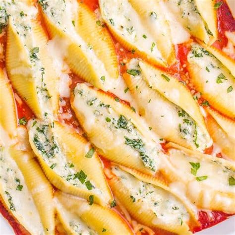 Ricotta Stuffed Shells Recipe Savory Experiments