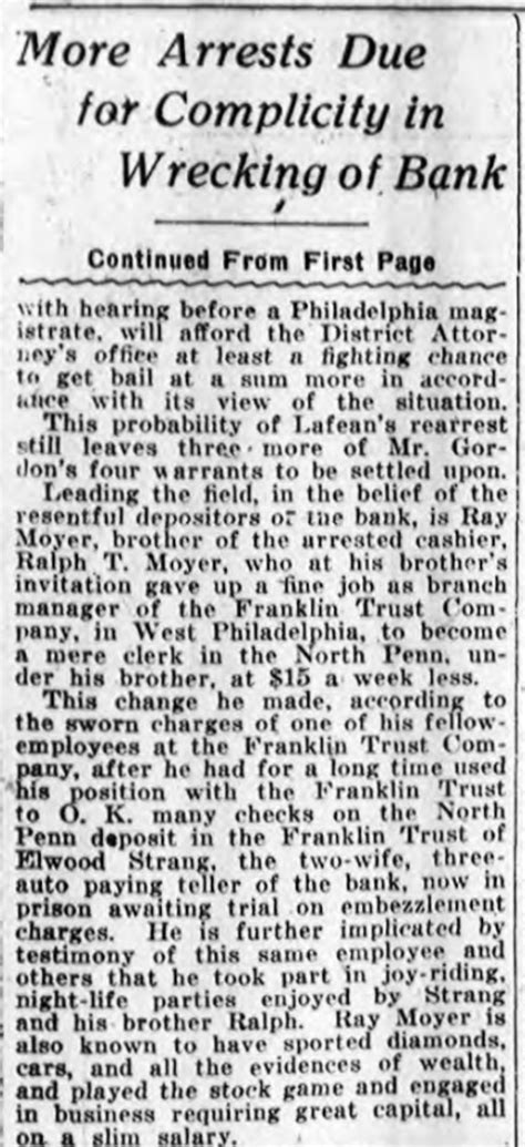 Philly & Stuff: Tales of Moyamensing Prison – XIV – (Inquirer 25 Aug 1919)