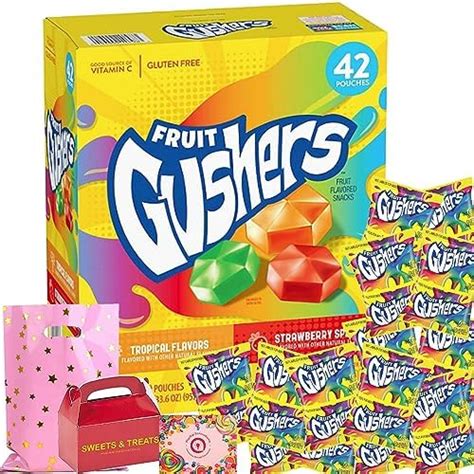 Gushers Fruit Flavored Snacks Super Sour Berry Flavor 8