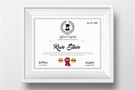 Elegant Certificate Templates By Designhub TheHungryJPEG