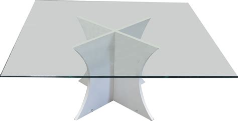 Canterbury Square Glass Coffee Table 1 Origami Clipart Large Size Png Image Pikpng