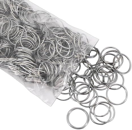 Amazon.com: Versa-Tags 250 Piece 3/4" Steel Metal Key Rings for Keychains - Bulk Key Rings for ...