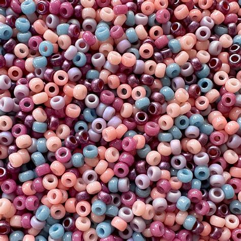 triple wrap seed bead stretch bracelet tutorial  bead mix