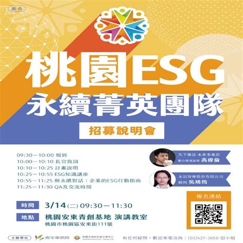 桃園首推esg永續菁英團隊計畫 強化社會創新組織競爭力 蕃新聞