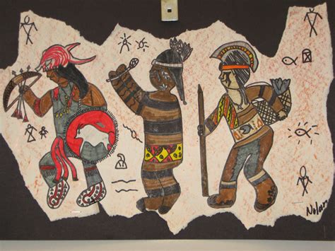 Jamestown Elementary Art Blog 5th Grade Native American Figure Drawing