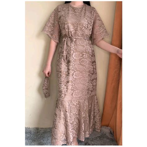 Jual Ken B Long Dress Pesta Kondangan Wanita Mewah Model Duyung