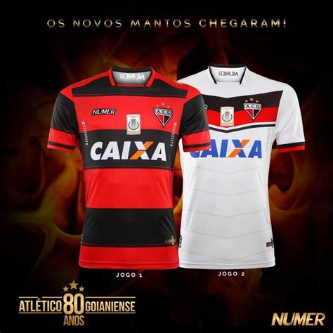 Camisas do Atlético Goianiense 2017 2018 Numer Mantos do Futebol