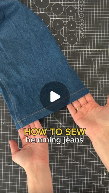 Julija Gobere On Instagram My Favourite Way To Hem Jeans🤩🙌 This Method Is Very Simple And